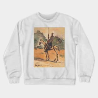 Don Quixote oil on canvas Crewneck Sweatshirt